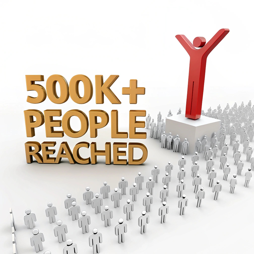 500K People Reached